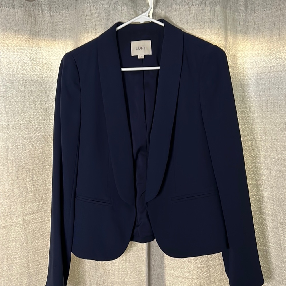 Navy Blue LOFT Blazer